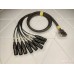 154-MCY-8P    Dsub 25pin <=> 8 XLR 3pin  штекер Gabreal AM AWG24 U/F 8p PVC